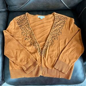 New York & Co fall embellished cardigan sweater! Size small/medium! GUC!